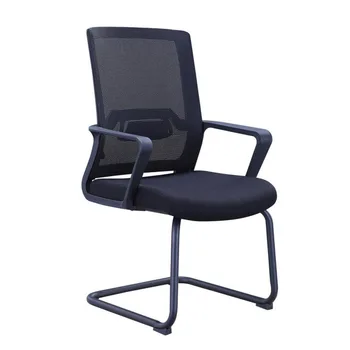 Classic Mid-high Back Ergonomic aluminum alloy fixed leg office mesh chair