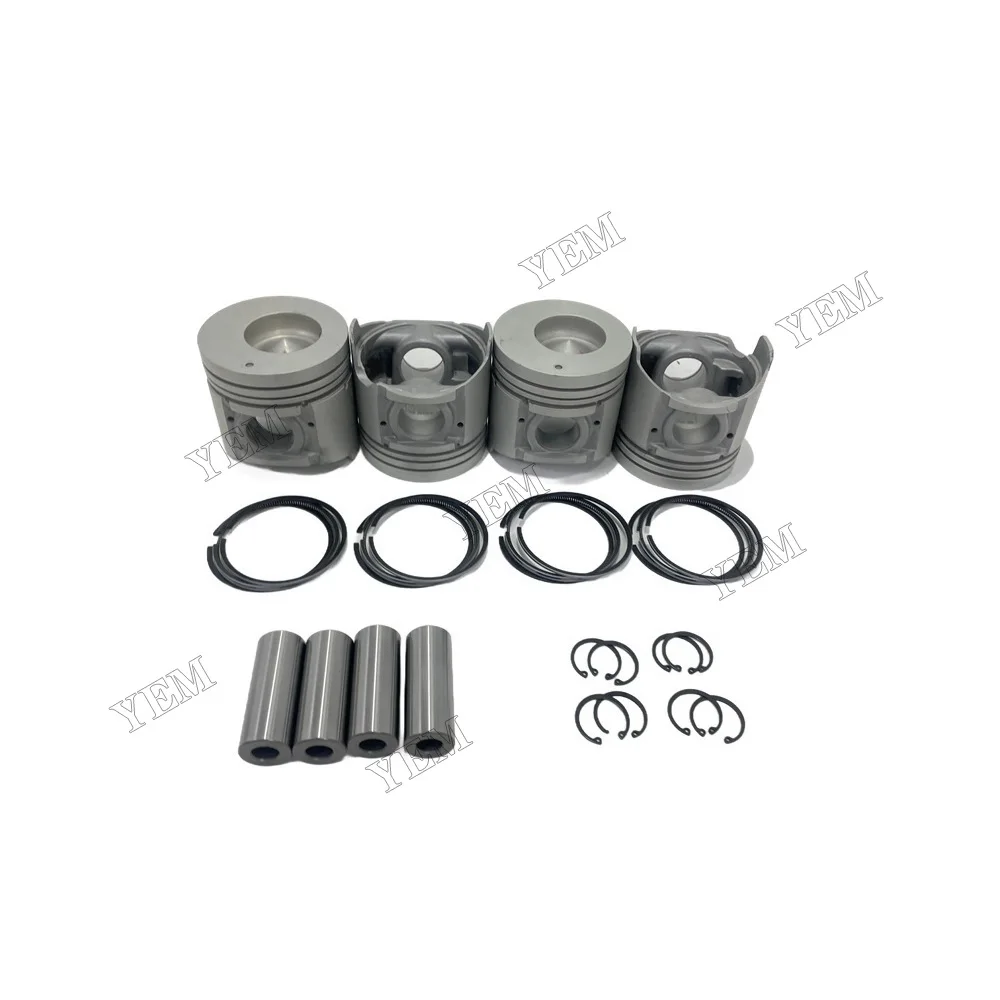 Repair Replacement Piston With Rings Set Suitable for Mitsubishi 4D35 Engine Parts With Warranty 4