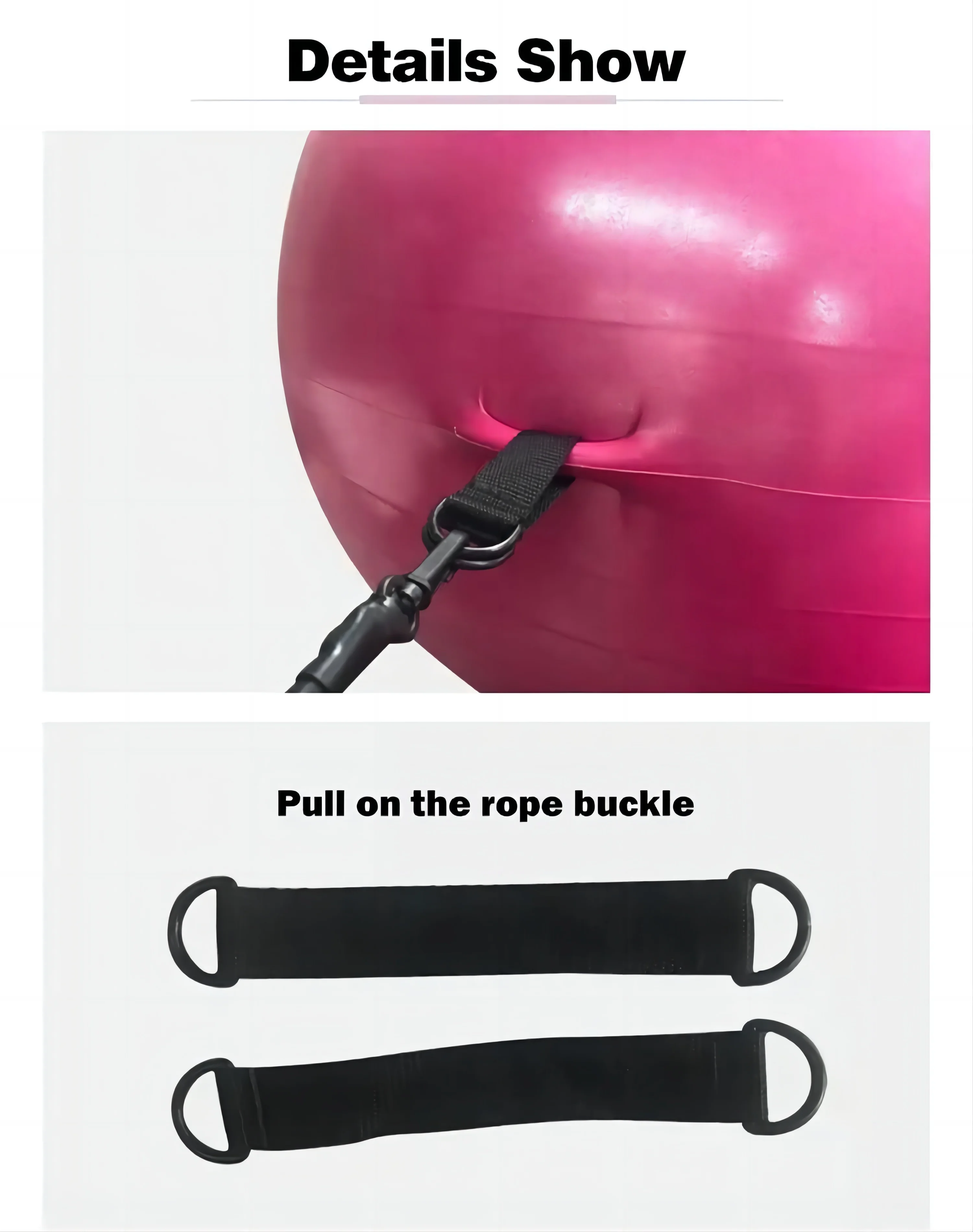 odm pvc anti burst yoga ball with handle 55 75cm sizes customizable colors  logo-3