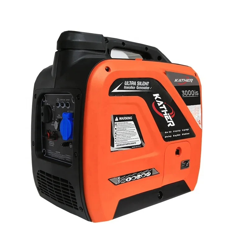 1,8kVA 2kVA Benzin-Leiser Generator mit Rücklauffeder-Start 50Hz Portabler Wechselrichter-Generator für Outdoor-Reisen und Notstromversorgung zu Hause