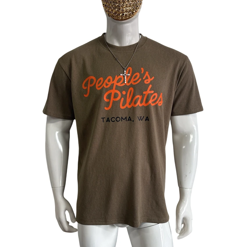 Custom Printing Men Unisex Wholesale Organic Blend Cotton Oversized  Clothing T-shirt logo Hemp Fabric Tee t Shirt