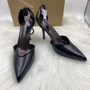 QuiteS 2026 New High Heeled Fashionable Pointed Toe Thin Heel Sandals Empty Ties Casual Sexy Closed Toe Shoes for Women