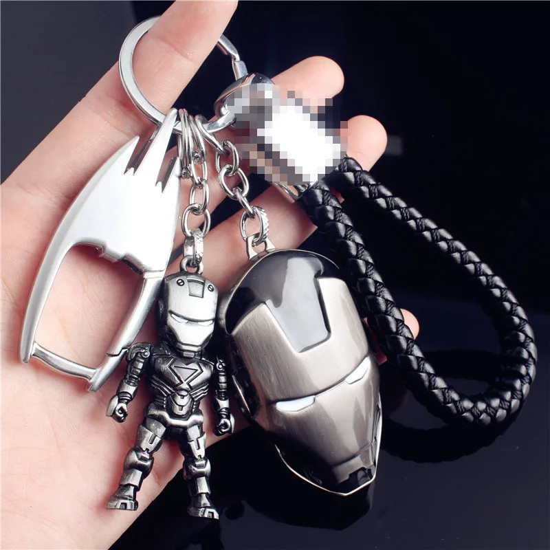 Avengers Thor Car Keyring Key Ring Metallic With Plastic Character 