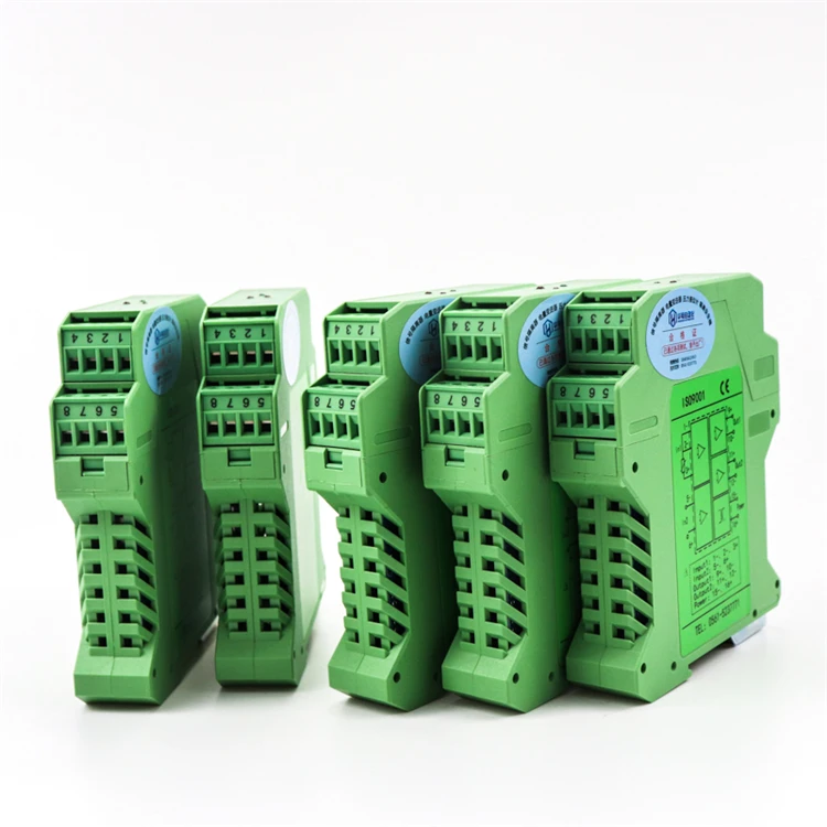 Smart Signal Isolator 1 in 4 Out 4-20ma Analog Signal Splitter IEC 0-100ma 0.1%F.S Analog Mini signal Isolation Splitter for Plc