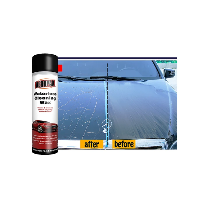 waterless car wash spray wax for