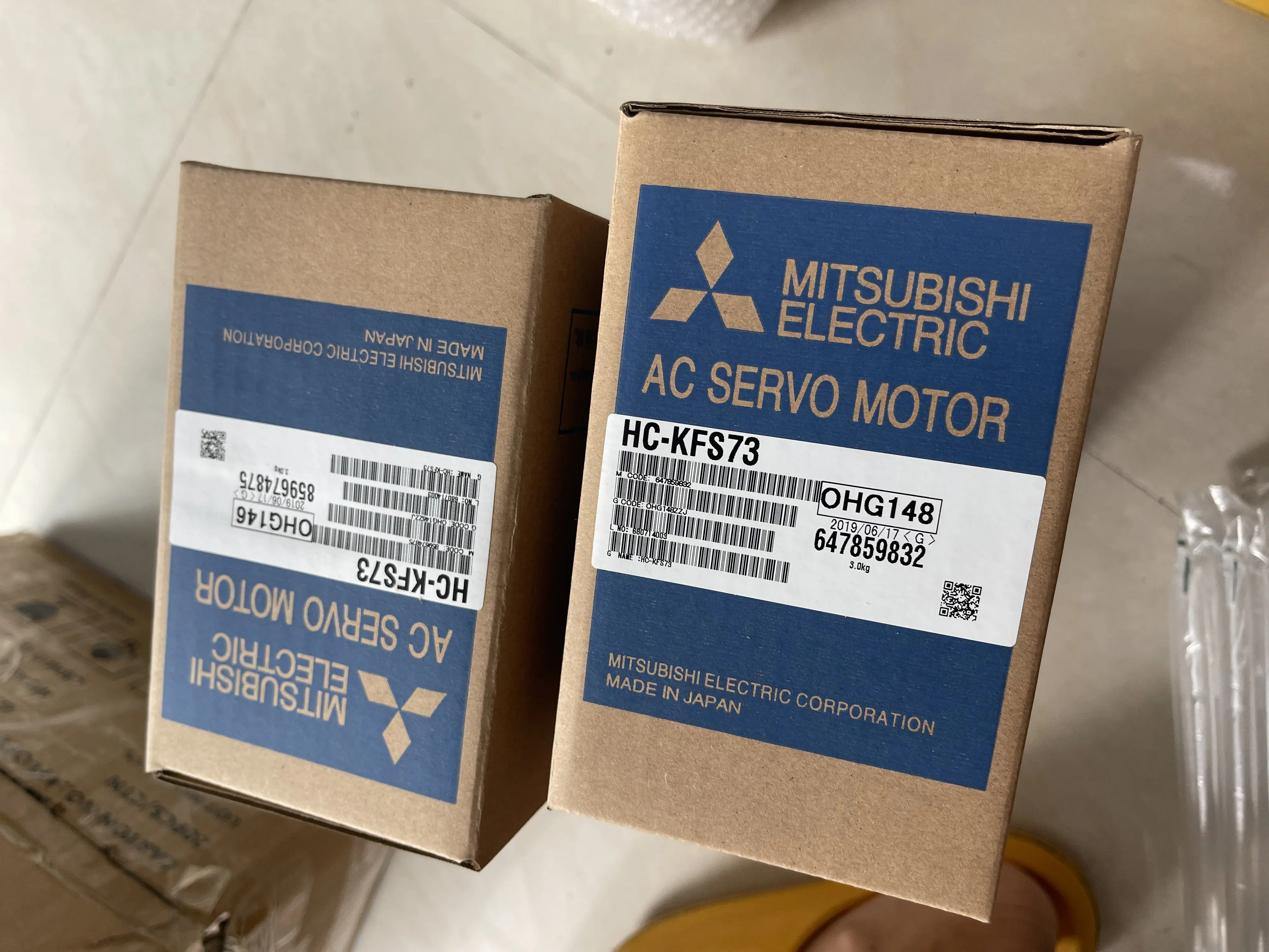 Mitsubishi AC Servo Motor HC-KFS73