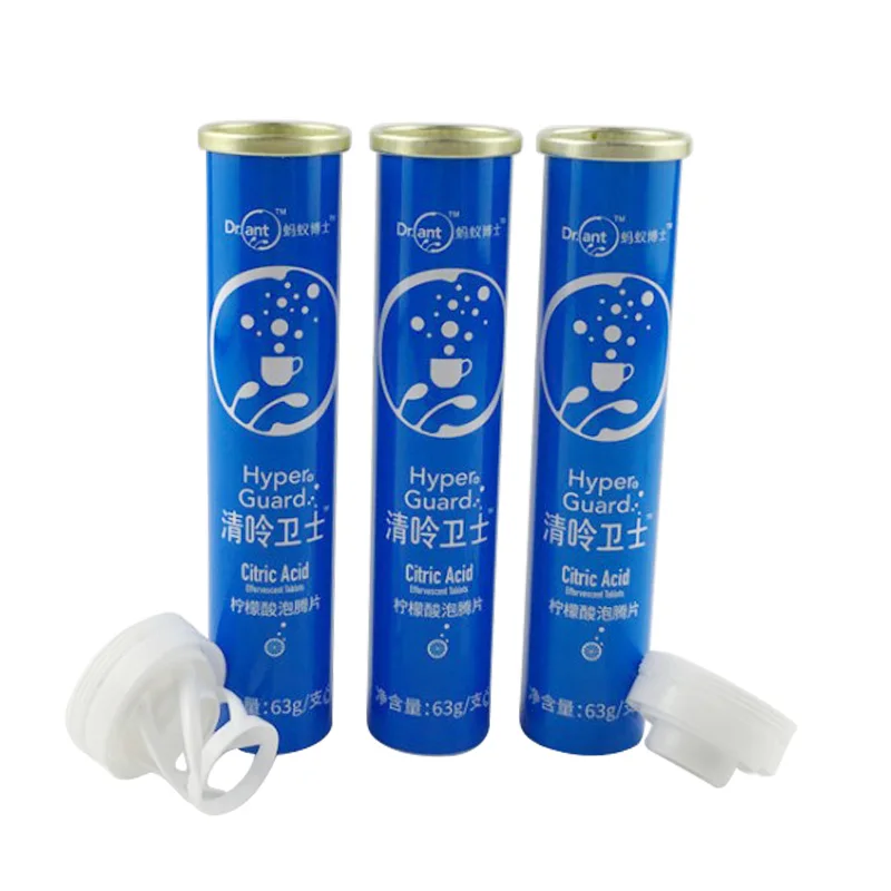 Wholesale Aluminum Vitamin Effervescent Tablets Packaging Tubes With