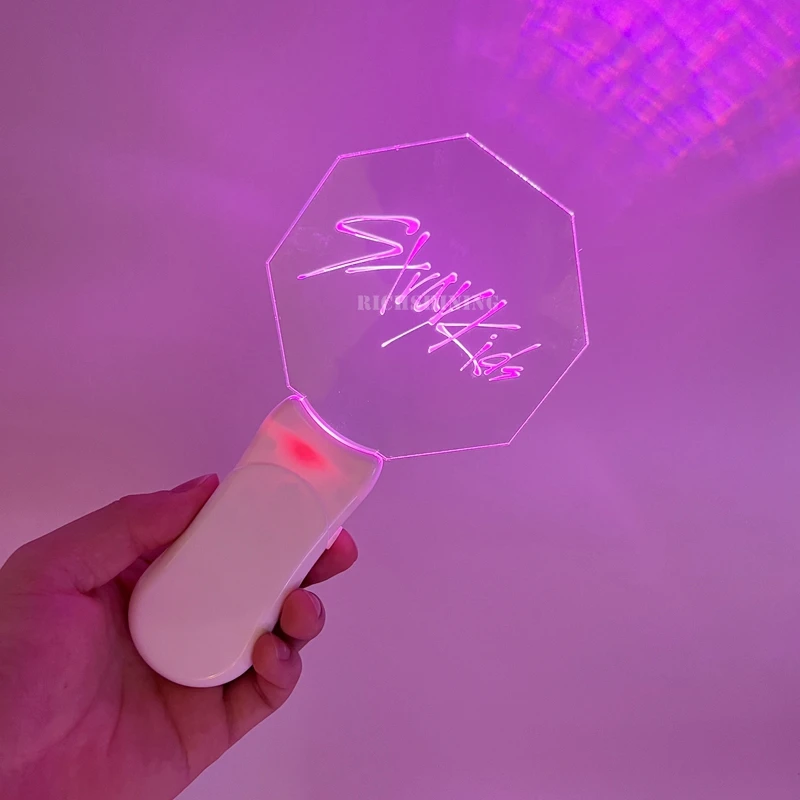 Richshining Custom LED Acrylic Light Sticks - Flashing Handheld Glow ...