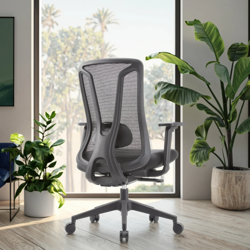 Superior Back Support Professional PU Chair High Resilience Foam Environmentally Friendly Design Ergonomic Office Furniture 4