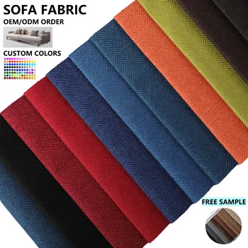 Hometextile Dyed Pattern Polyester Sofa Fabric Manufacturer's Upholstery Fabrics for Sofas and Furniture Sofa Cover Material