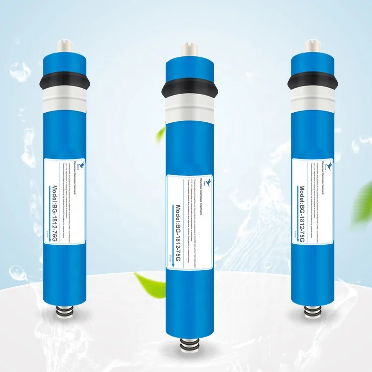 RO membrane filter element for water purifier with desalination rate above 96%