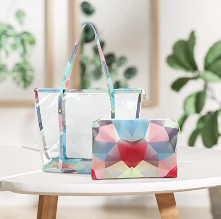 Transparent PVC Clear Bag Luxury Handbags Women Bags Designer