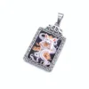 Style A pendant (silver) without chain.