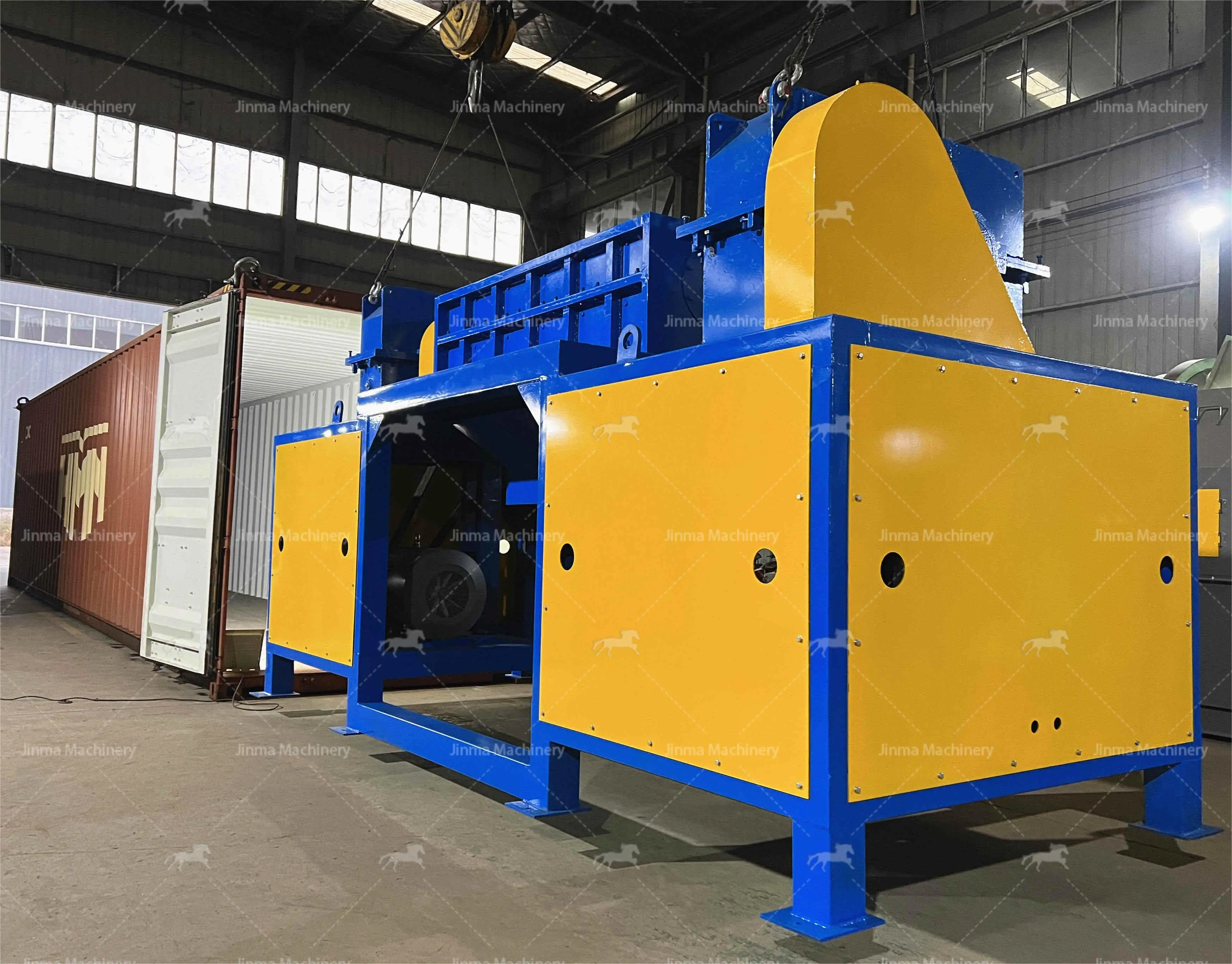Solid Waste Shredder Machine Waste Material Shredder Kitchen Waste