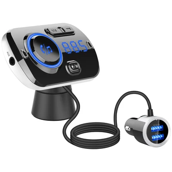 New arrival Car Kit Bluetooth mp3 Player with fm Transmitter BC49DQ LED Display