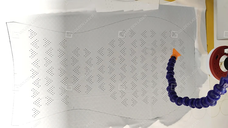 Galvo and Gantry CO2 Laser Perforating Machine for Breathable Sportswear Fabric