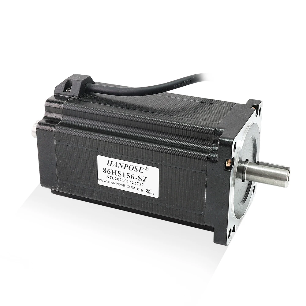 HANPOSE 34HS15660-SZ Høyt dreiemoment Steppermotor 6,0A 12,0N.m til aksen Fuselage Dobbelt aksel motor Hybrid Steppermotor Nema 34