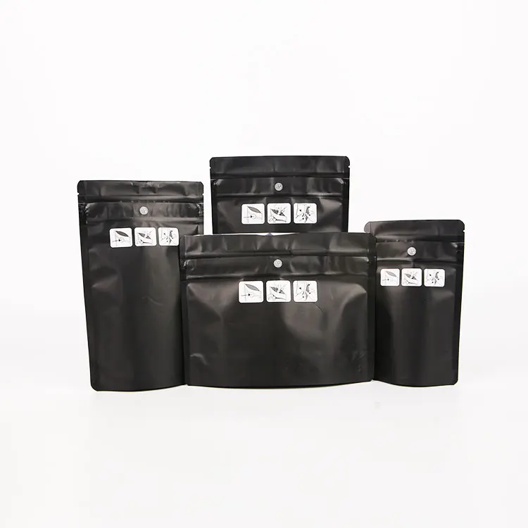 Custom Printed Stand up Child Resistant Packaging Pinch and Slide Mylar Smell Proof Bags