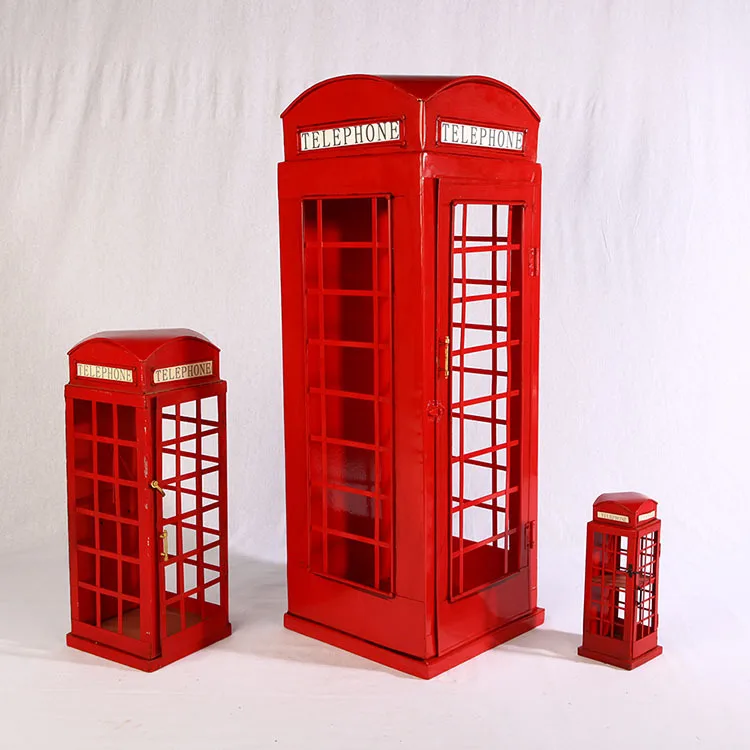 New Arrival Promotion Retro Antique Telephone Booth Practical British