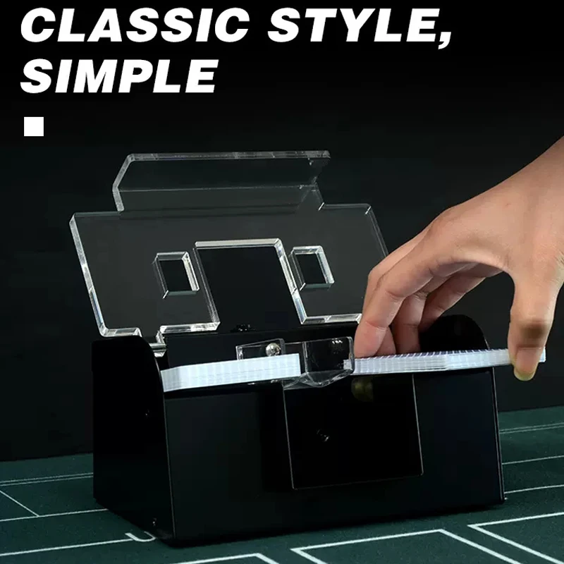 Высококлассная автоматическая электронная машинка для тасовки покерных карт, тасовка для покерных карт, 2-х уровневая игровая карта, тасовка и раздача обуви