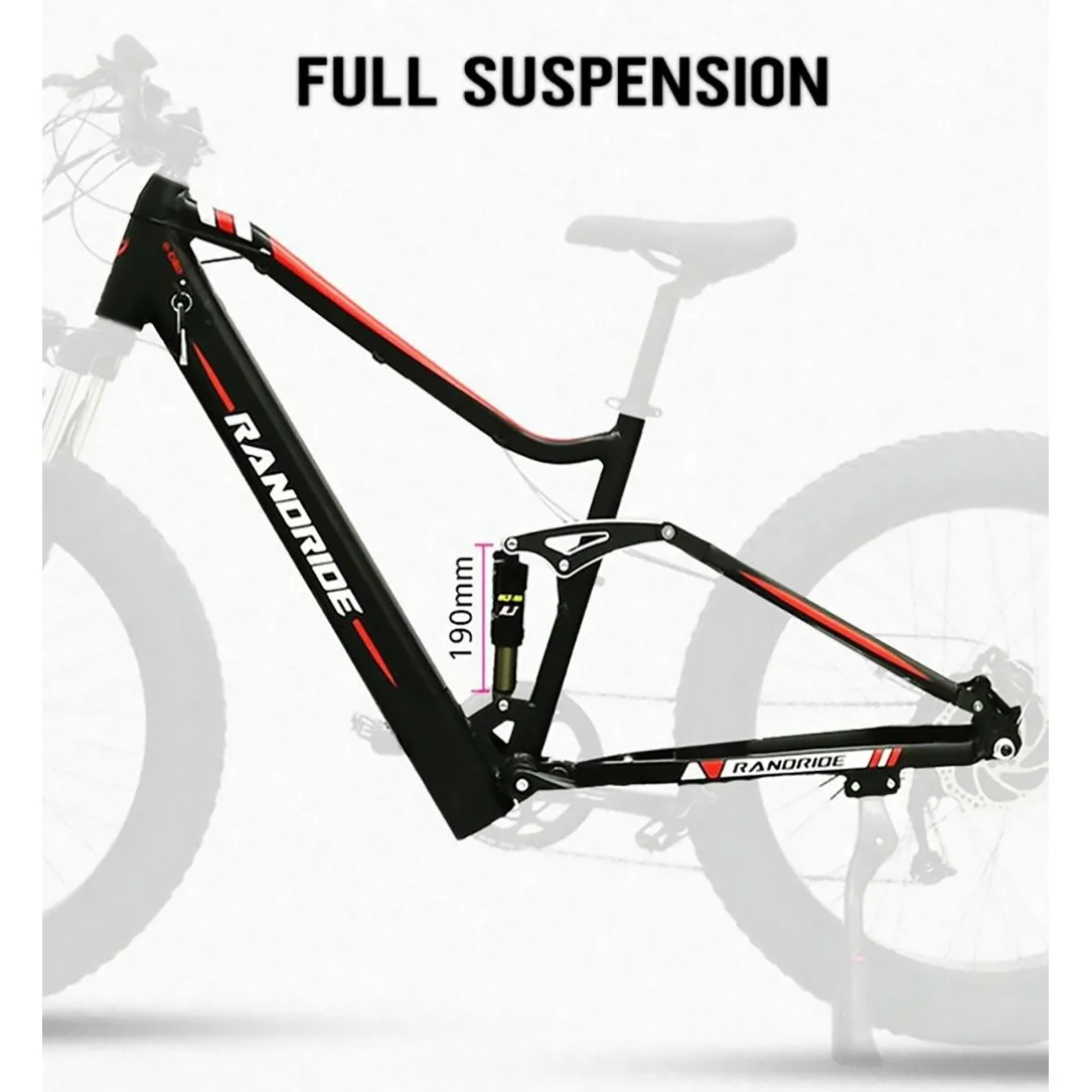 MTB 27,5-Zoll-Elektrofahrrad 1000W Mountain E-Bike Dirt Bike Voll federung Hoch geschwindigkeit für Erwachsene Polish Stock Read