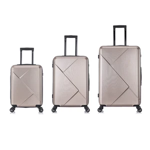 Fashion 3 Pcs Trolley Suitcase ABS Travel Luggage Set Abs Luggage Suitcase