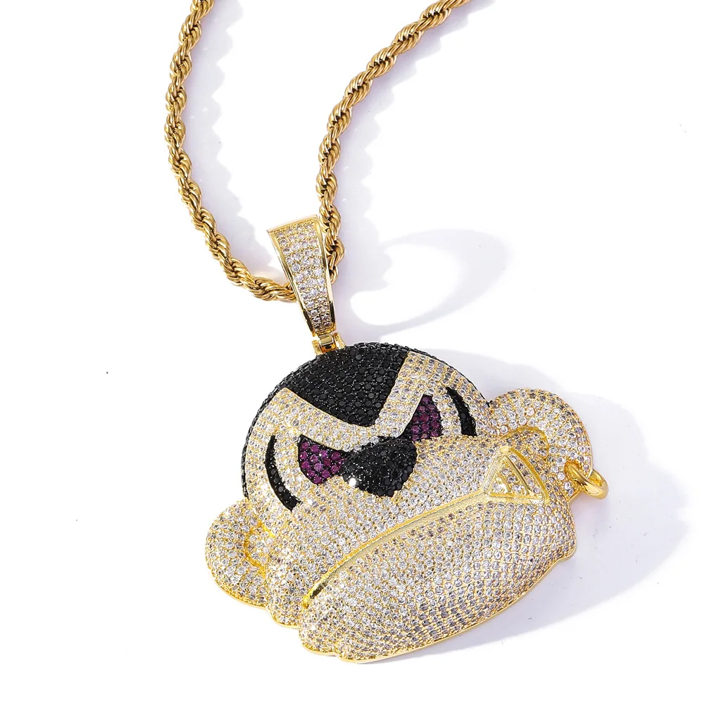 Iced out mickey hot sale mouse chain