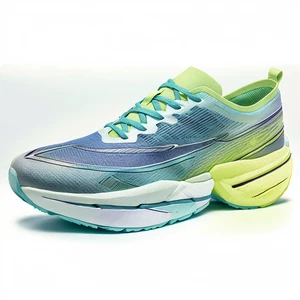 Factory Supply Men's Running Shoes-Modern Design Stretch Fabric Upper ETPU Midsole Rubber Outsole Winter/Spring/Autumn/Winter