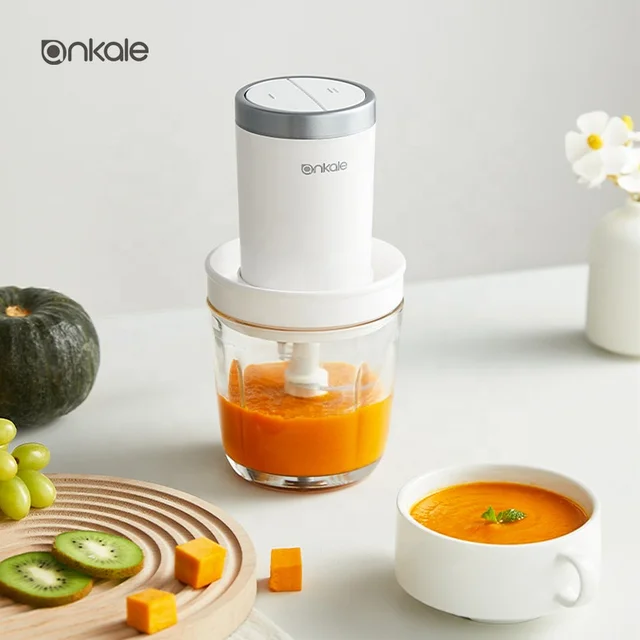 High Quality Hot Sale Meat Processing Machine Portable Wholesale Electric Mini Garlic Chopper Pepper Spice Meat Baby Food