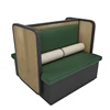Double booth 120*120*75cm)
