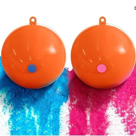 Gender Reveal Target Ball Pink & Blue Set Powder Shooting Balls for a Remarkable Colorful Reveal