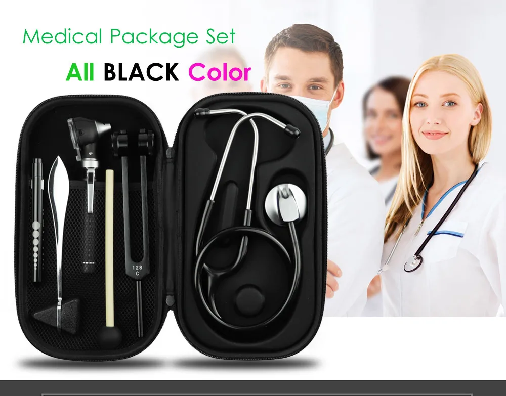 Stethoscope Case Portable Cheap Stethoscope Sets With Triangle Hammer