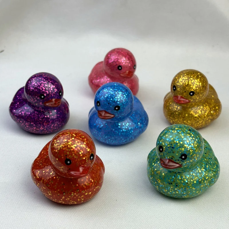 Baby Toys 0-3 Months Gold Dust Duck Great Prizes Six Colour Choose  1