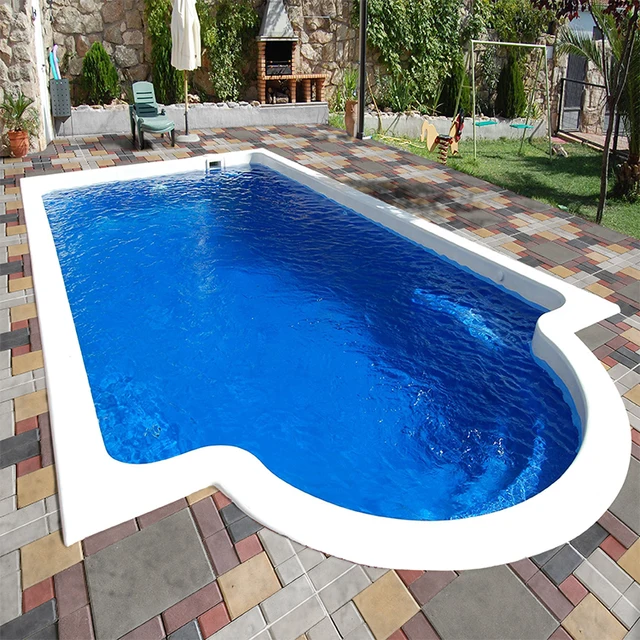 Luxury Family Residential Entertainment Modern Fiberglass Swimming Pool Above Ground and Underground Swimming Spa Swimming Pool