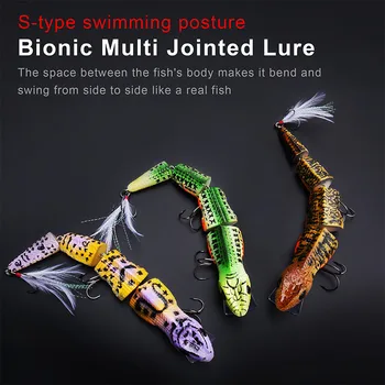 Swimbait Lizard Topwater Lure for Fishing Wobbler Lizard 4 Segment Joint  Swimbait Floating Artificial Baits China Swimbait Wholesale 3PCS/Lot -  China Fishing Tackle and Fishing Lure price