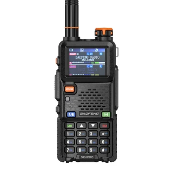 Baofeng 5RH PRO Multi Band Walkie Talkie 10W Power Type-c Charging Long Range Two Way Ham Radio 5RH PRO Walkie Talkie With GPS