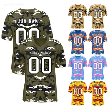 High Quality Batch Sewn Camouflage Series Retro Style Sportswear for Men Customizable with Name and Team logo