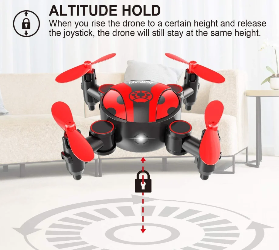 H12 MINI Drone - Compact, Foldable Quadcopter with Camera