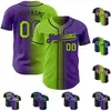 Purple and Neon Green