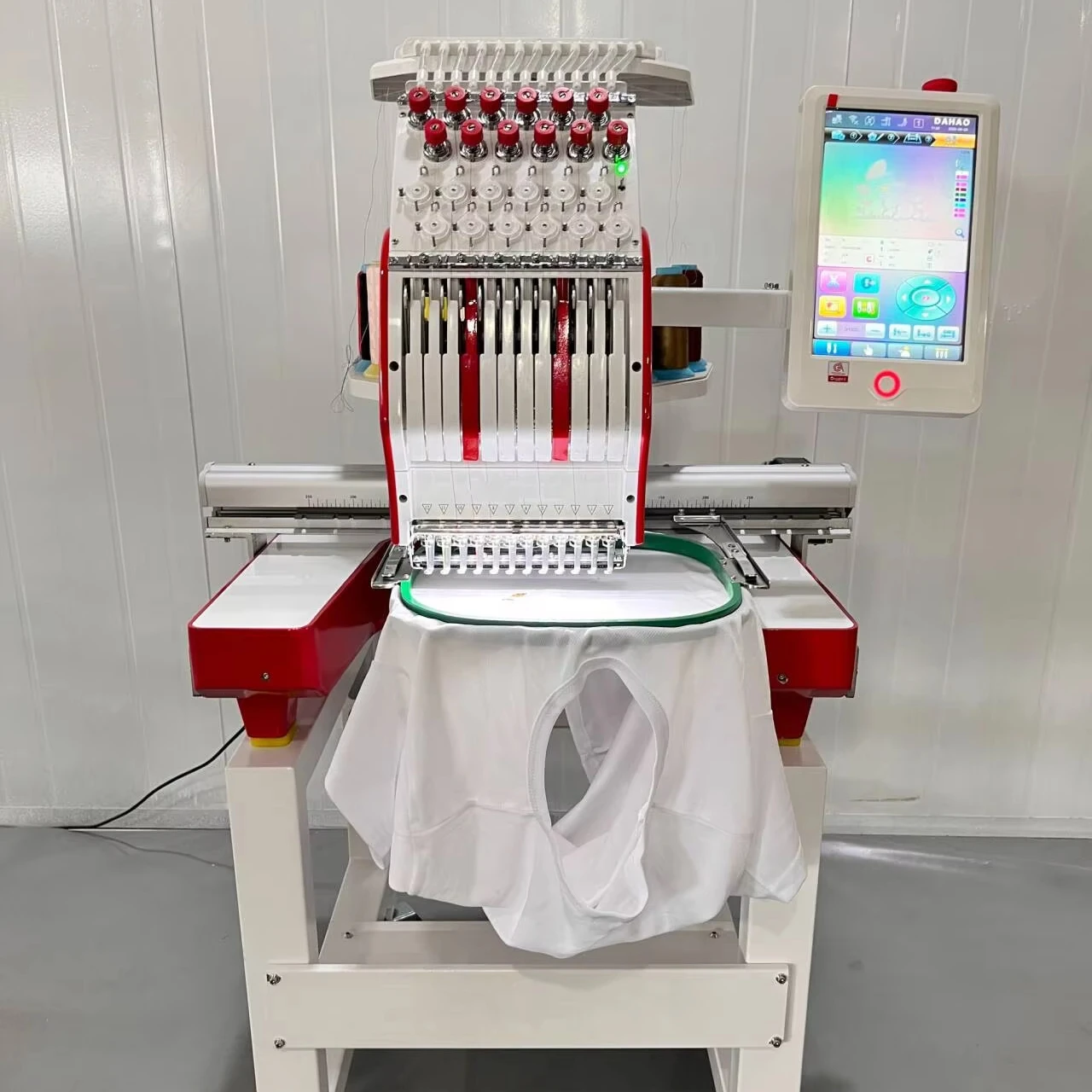 Многофункциональная одноголовная компьютерная вышивальная машина Yeshi, футболка, одежда, вышивальная машина