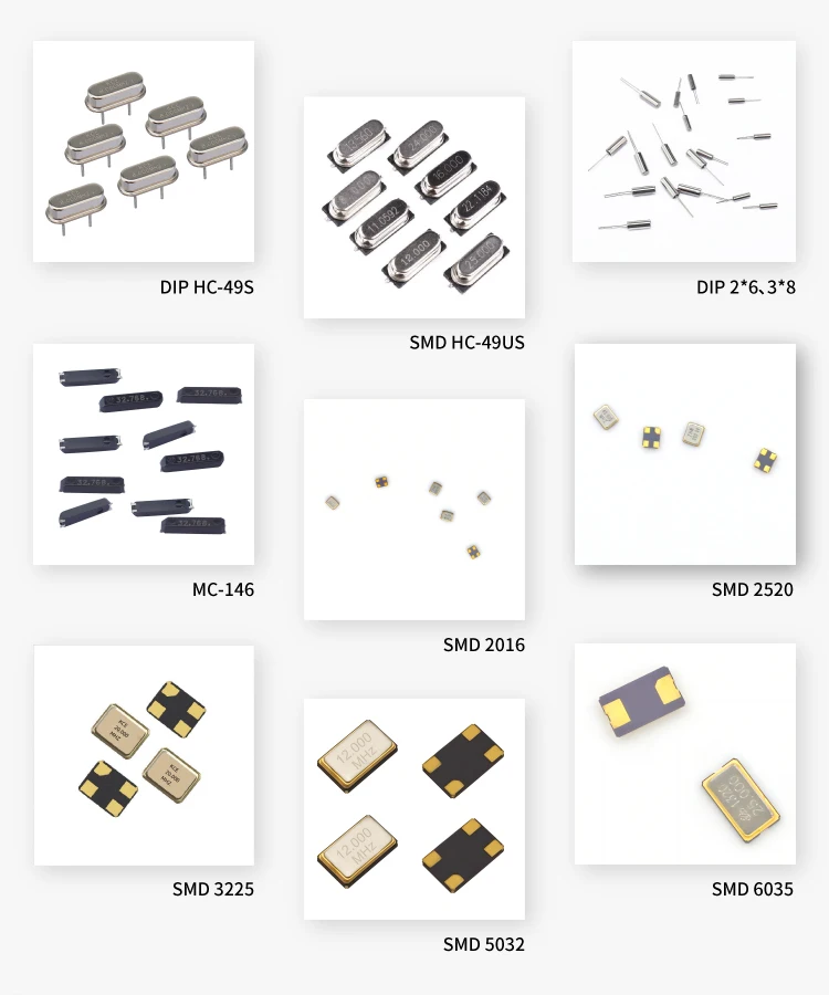 2024 Wholesale Quartz Passive Crystal Oscillator Dip 2*6 10ppm