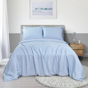 Luxury 100% Lyocell Silk Like Fabric King Size Duvet Cover Quilts Bedding Bed Sheets Set Collections