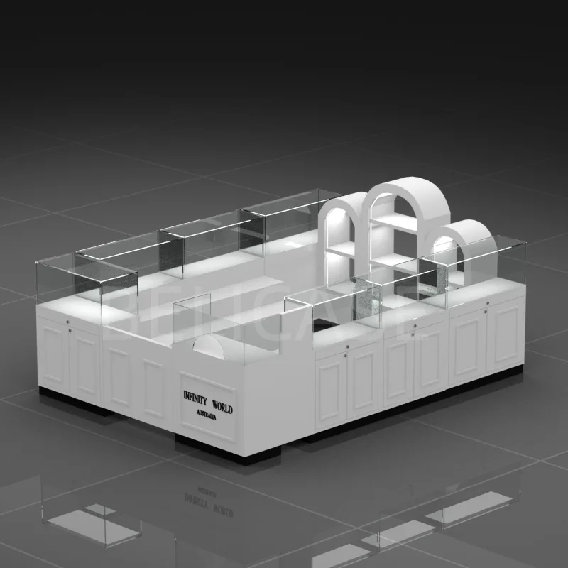 Modern Style Florist Design Flower Kiosk for Outdoor Sale Flowers Beautiful Flower Display Kiosk in Shopping Mall