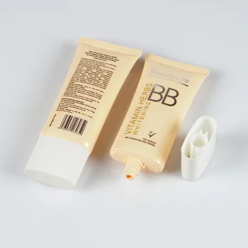 Custom 80ml/100ml Suncream and BB Cream Plastic Squeeze Tube Skincare Packaging Solution With Screw Cap