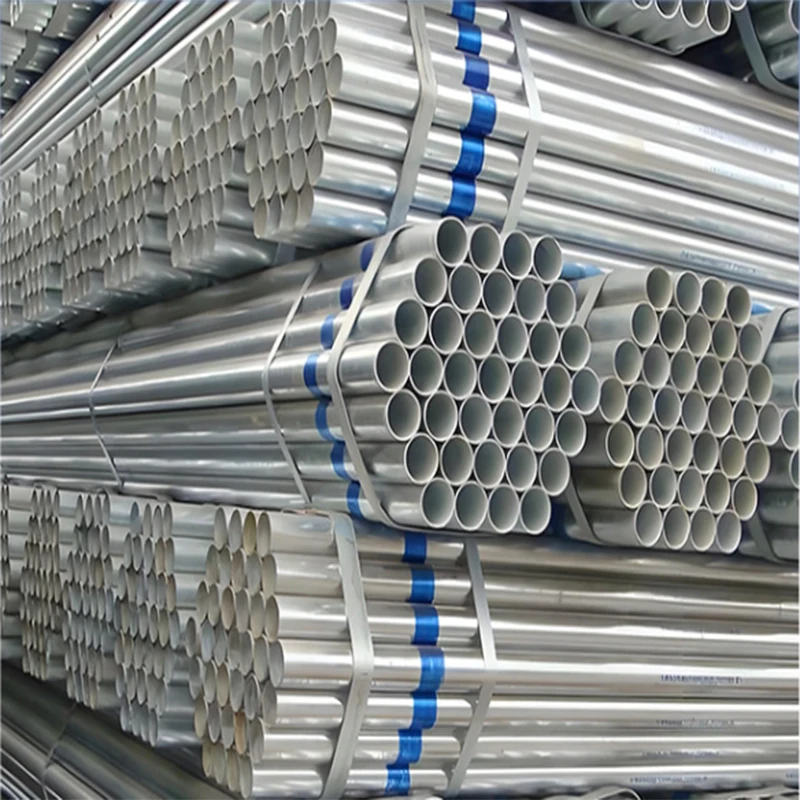 ASTM 32mm 38mm 40mm Galvanized ERW Welded Steel Round Pipe Hot Dip Galvanized for Greenhouses Construction