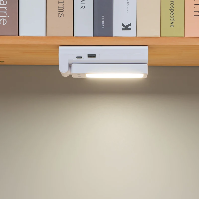 1200 Mah Handheld Charging Multi Functional Small Desk Lamp for Learning Folding Portable Magnetic Three Gear Dimming Study Lamp