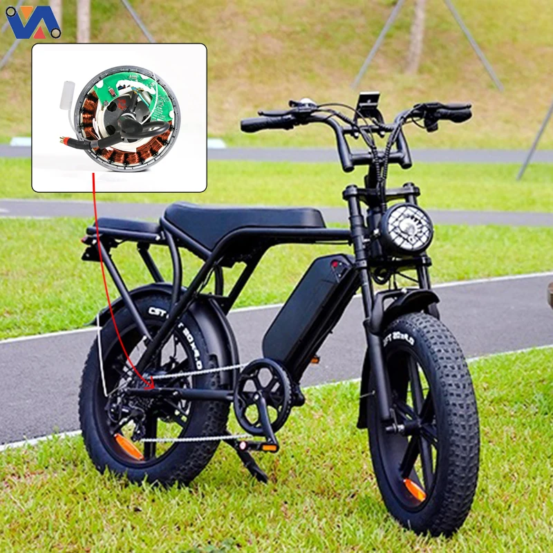 New Image Factory Direct 500W Motor Red Plug for OUXI V8 E Bike Conversion Kit Repair Electric Bike Motor Kit Bicycle Parts