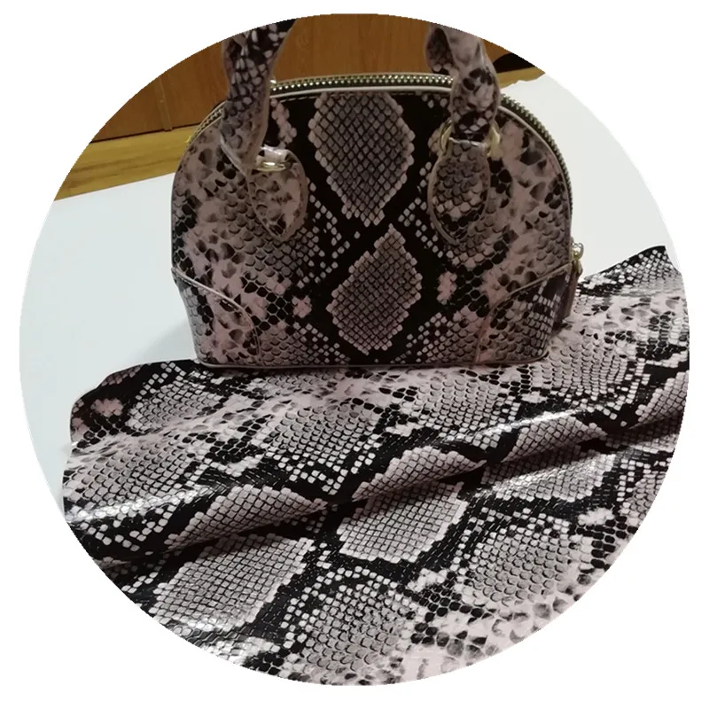 热销售皮革材料蛇图案蟒蛇合成环保pu皮革品牌包包或鞋子制作| Alibaba.com
