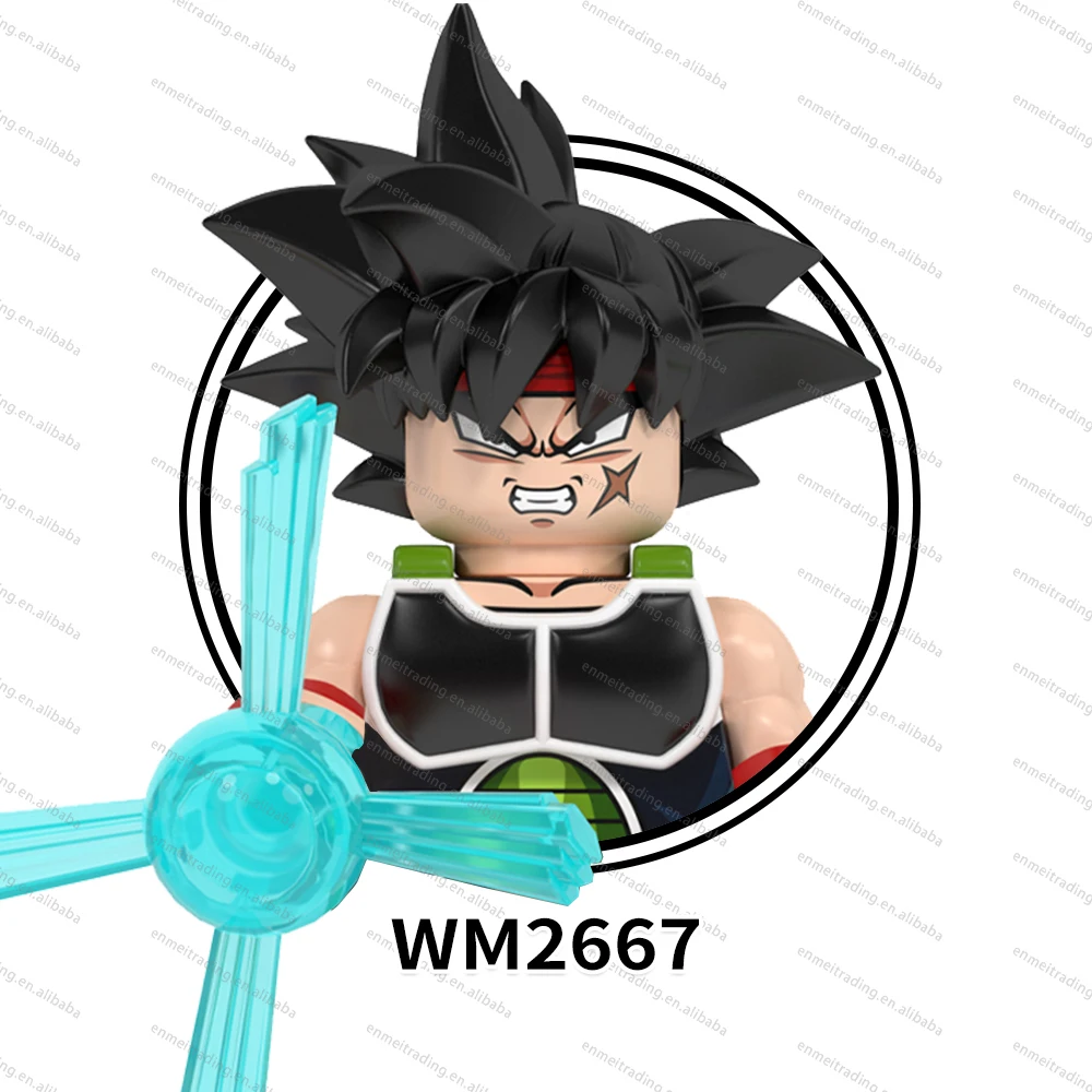 WM Blocks Anime Mini Action Figures DBZ Dragon with Ball Goku Mini Toys Building Blocks Sets for Blind Box Custom Figurine
