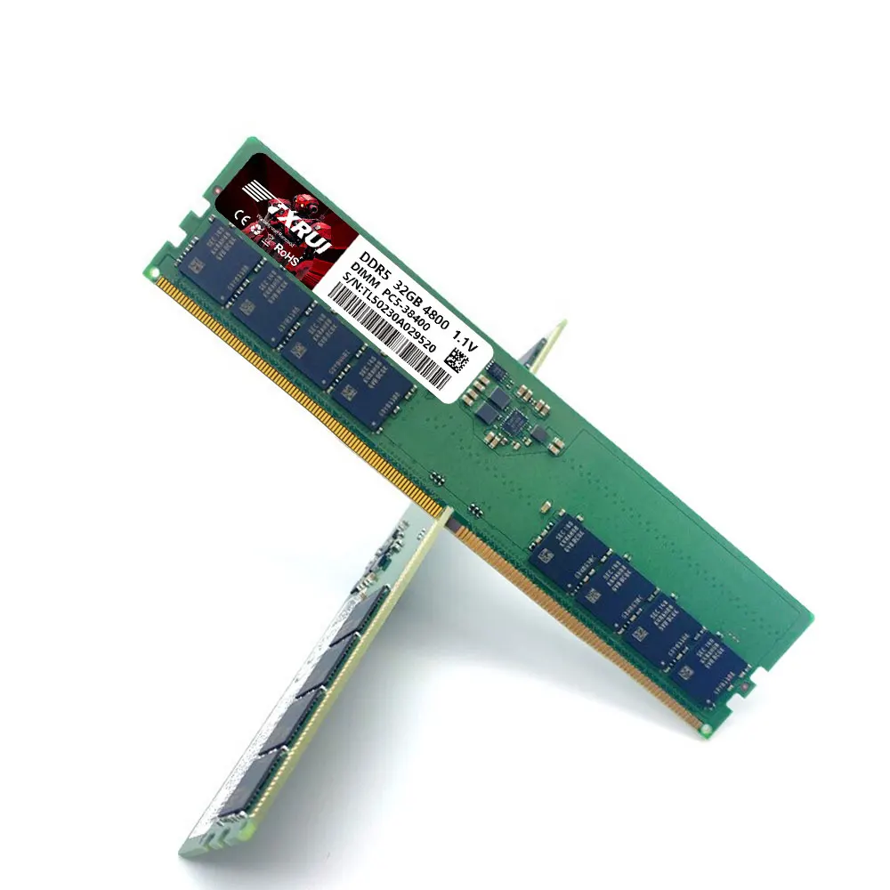 Pc Memory Ram Ddr5 for Desktop Long Dimm 1.1v CL42 Original Chips 16gb 32gb 4800mhz 5200mhz 5600mhz 6000mhz Ddr5 32gb